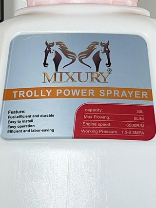 Sulfatadora con Carrito MIXURY