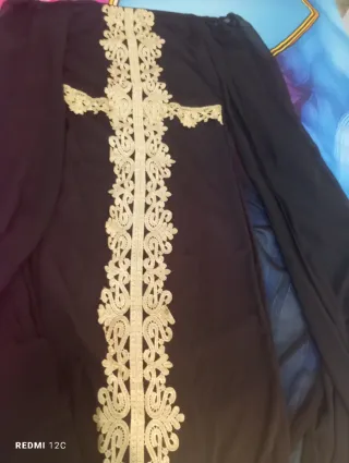 Vestido estilo árabe blanco