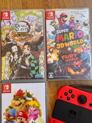 Nintendo Switch Mario Donkey Pikmin Demon slayer