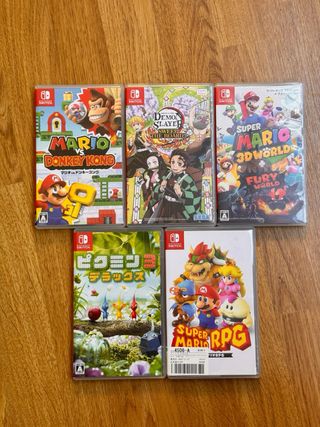 Nintendo Switch Mario Donkey Pikmin Demon slayer