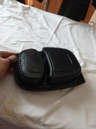 Vaschetta porta alimenti in plastica