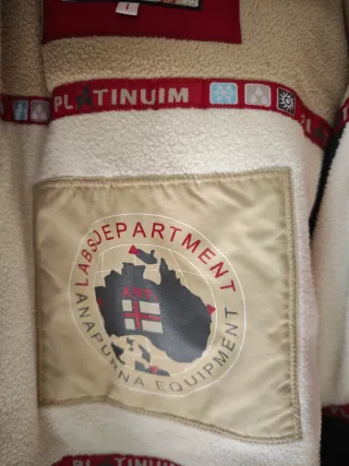 Chaqueta Anapurna Expedition Beige/Negra