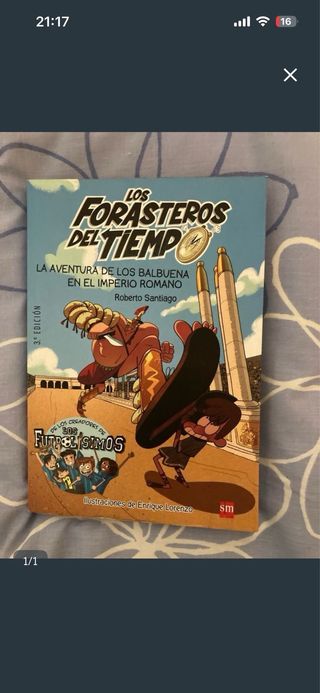 Libro de Los Forasteros del Tiempo 3 nuevo