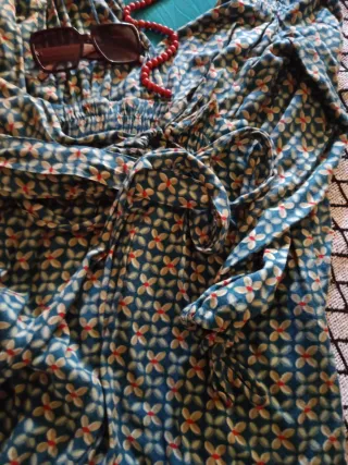 Vestido midi estampado floral