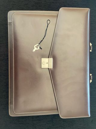 Maletín Cartera Porta Documentos Marrón