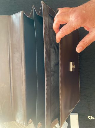 Maletín Cartera Porta Documentos Marrón