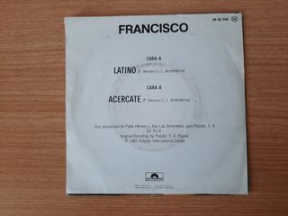 Vinilo Single Francisco - Acercate