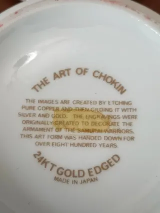 Portagioie Giapponese Vintage 24ct Oro