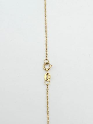 Cadena de Oro 18K, Singapur Fina, 0,75gr, 45cm