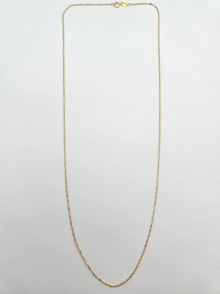 Cadena de Oro 18K, Singapur Fina, 0,75gr, 45cm