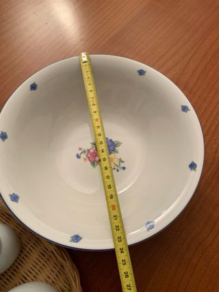 Set oliera con insalatiera ceramica vintage