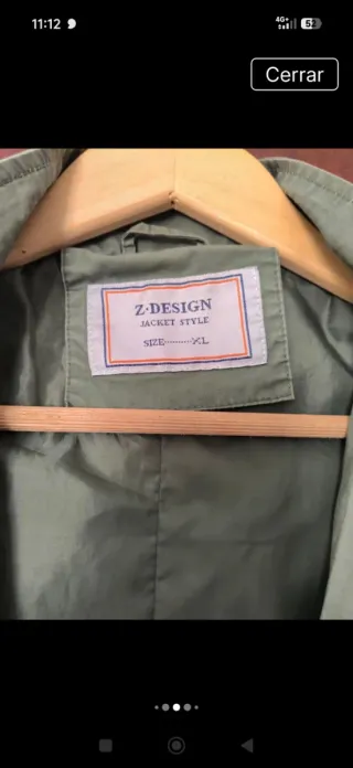 Parka verde chica verano