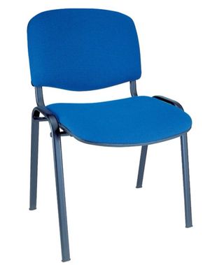 5 Sillas de Oficina Azul/Negro
