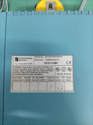 Variador EUROTHERM DRIVERS 4A