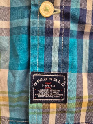 Camisa Spagnolo cuadros 10 años