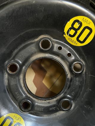 Rueda de repuesto BMW 125/90 R15