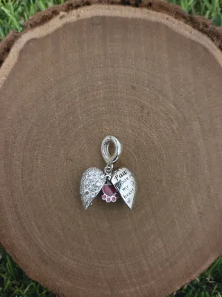 Charm cuore con zampina