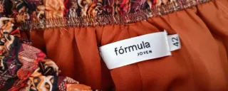 Vestido étnico multicolor