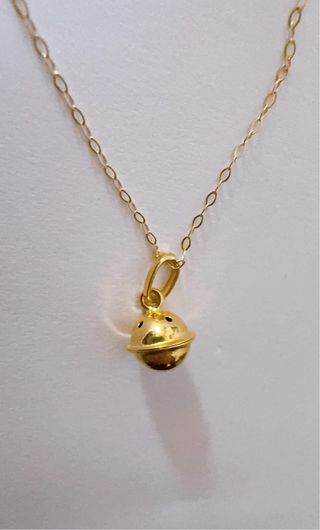 Collana con ciondolo chiama angeli in oro 18kt 750