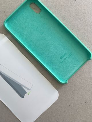 Funda Silicona iPhone Xs Max Original Apple Verde