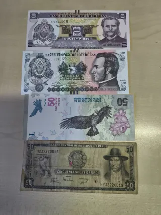 Colección de billetes mundiales 1.