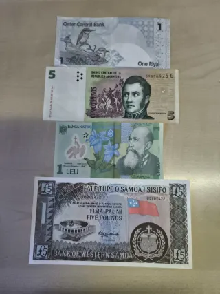 Colección de billetes mundiales 1.
