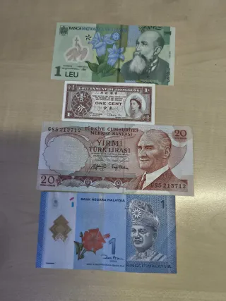Colección de billetes mundiales 1.