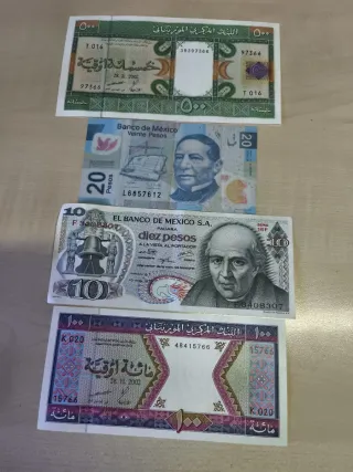 Colección de billetes mundiales 1.