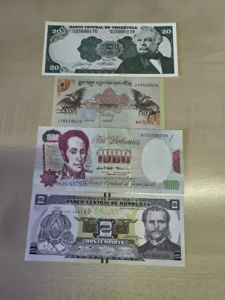 Colección de billetes mundiales 1.
