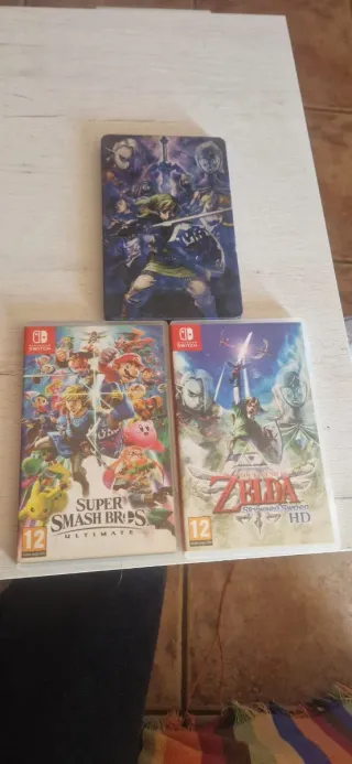 2 Juegos Nintendo Switch: Smash Bros & Zelda