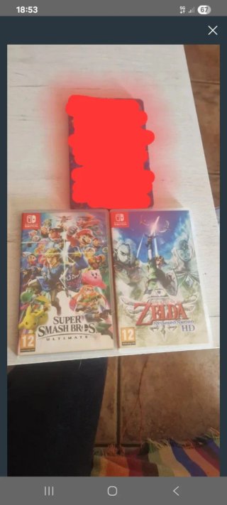 2 Juegos Nintendo Switch: Smash Bros & Zelda