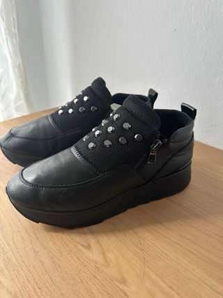 Zapatillas Geox D Gendry plataforma negras