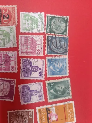 Lotto Francobolli Tedeschi e Hitler