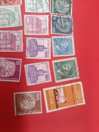 Lotto Francobolli Tedeschi e Hitler