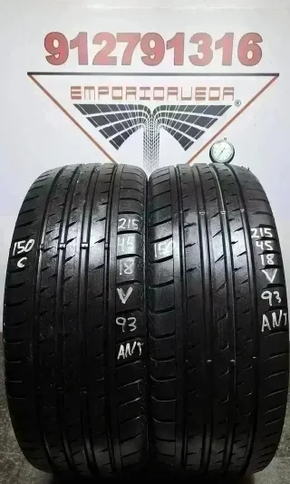 -215 45 18 V CONTINENTAL RUEDA AL 90% VIDA UTIL