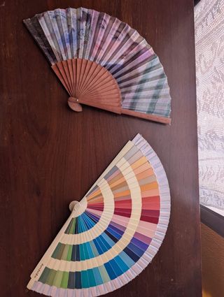 Conjunto 8 Abanicos Vintage Multicolor