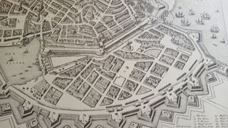 Grabado de la ciudad de Hamburgo