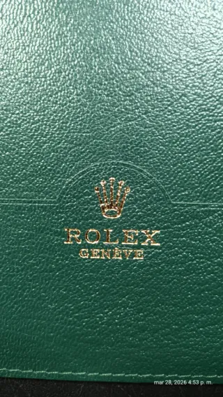 ROLEX portagarantías original verde