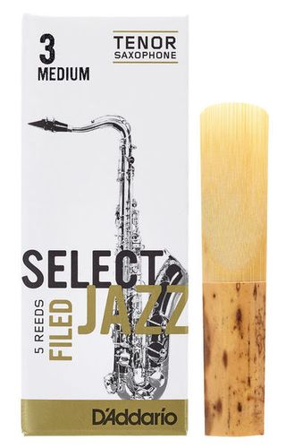 5 Cañas Saxo Tenor D'Addario Select Jazz 3 Medium