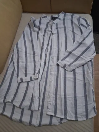 Lote Camisa Rayas y Falda Vaquera Talla 46