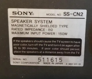 Altavoces Sony 2.1 Negro high end