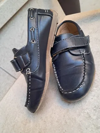 Náuticos AngelitoS Piel Azul Marino. Talla: 33