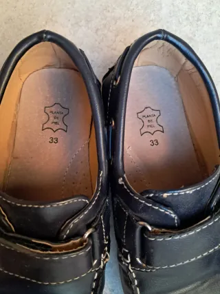 Náuticos AngelitoS Piel Azul Marino. Talla: 33