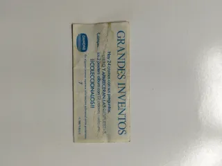 Cromos Grandes Inventos Danone