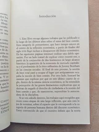 Por una economía del bien común. Stefano Zamagni.