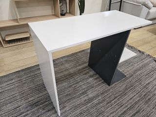 Escritorio 100cm Blanco y Gris