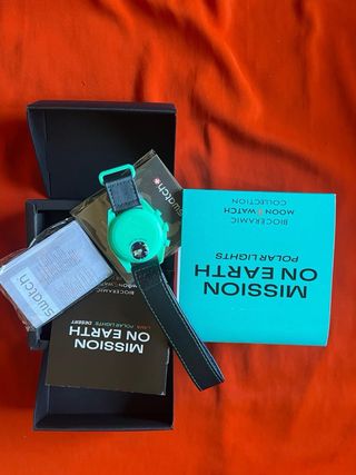 Omega Speedmaster Moonswatch Negro y Verde