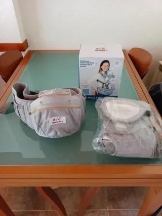 Mochila Portabebés Quimets 6 en 1 Gris