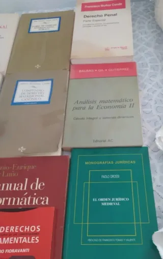 17 Libros de Derecho - Varias Materias