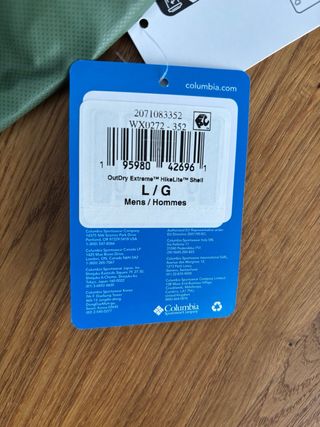 Chaqueta Columbia Hikelite L